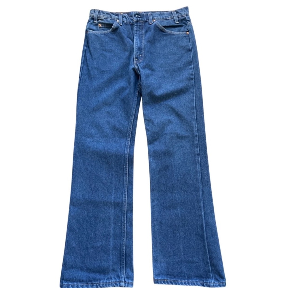 Men Levi's 569 VNTG 1986 Jeans Orange tab boot cut relaxed 5 pockets SZ 36-32